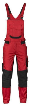 Dassy Latzhose mit Stretch und Kniepolstertaschen Tronix PESCO41 Rot/Schwarz