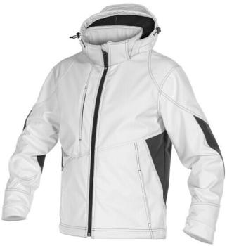 Dassy Softshell-Jacke Gravity PES21 Weiß/Anthrazitgrau