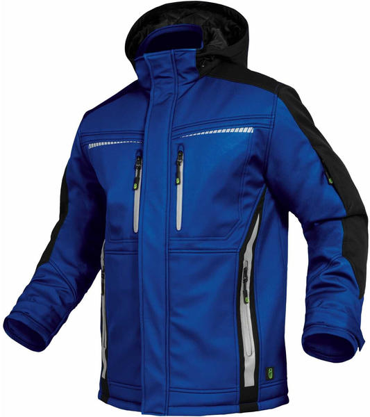 Leibwächter Winter Softshell Jacke Flex-Line kornblau/schwarz