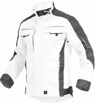 Leibw&auml;chter Bundjacke Flex-Line wei&szlig;/grau