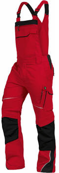Leibw&auml;chter Latzhose Flex-Line rot/schwarz
