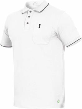 Leibwächter Polo Shirt Flex-Line weiß/grau