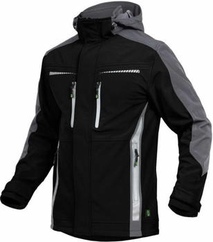 Leibwächter Softshell Jacke Flex-Line schwarz/grau