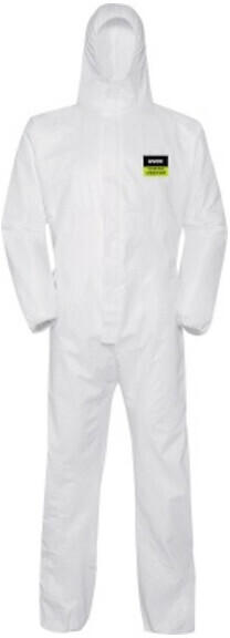 uvex Overall Disposable Coveralls Weiß (98449)