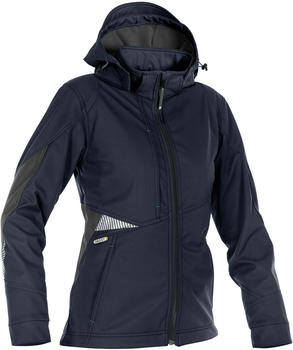 Dassy Softshell-Jacke Damen Gravity PES21 Nachtblau/Anthrazitgrau