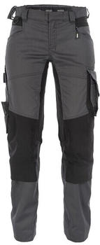 Dassy Hose mit Stretch und Kniepolstertaschen Damen Dynax PESCO41 Anthrazitgrau/Schwarz-34