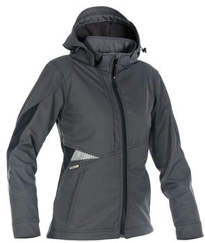 Dassy Softshell-Jacke Damen Gravity PES21 Anthrazitgrau/Schwarz