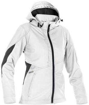 Dassy Softshell-Jacke Damen Gravity PES21 Weiß/Anthrazitgrau