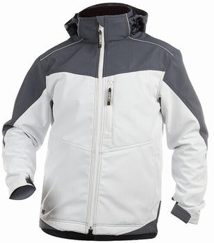 Dassy Softshell-Jacke Jakarta PES21 Weiß/Zementgrau