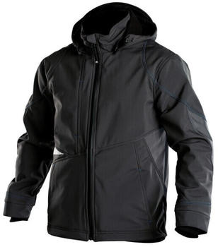 Dassy Softshell-Jacke Gravity PES21 Schwarz/Anthrazitgrau