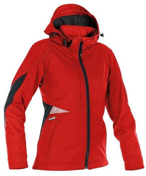 Dassy Softshell-Jacke Damen Gravity PES21 Rot/Schwarz