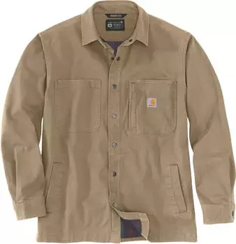 Carhartt Canvas-Fleece Hemd/Jacke Beige