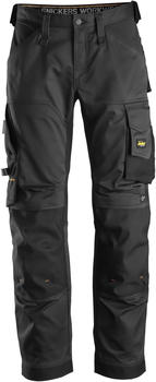 Snickers AllroundWork Stretch Loose Fit Hose EN 14404 Schwarz