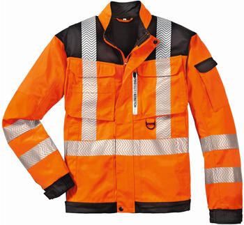 4Protect Warnschutz-Bundjacke Kentucky Leuchtorange/Grau
