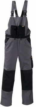uvex Canvas Latzhose Amazonas Grau/Schwarz