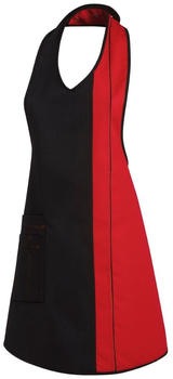 Snickers Damen Latzschürze /20/1002 Schwarz/Rot