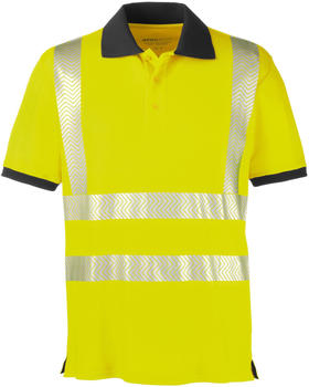 4Protect Warnschutz-Poloshirt Orlando Leuchtgelb/Grau