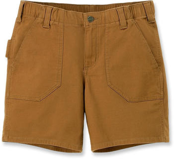 Snickers Damen Shorts Relaxed Fit Canvas Work Short Carhartt® Brown
