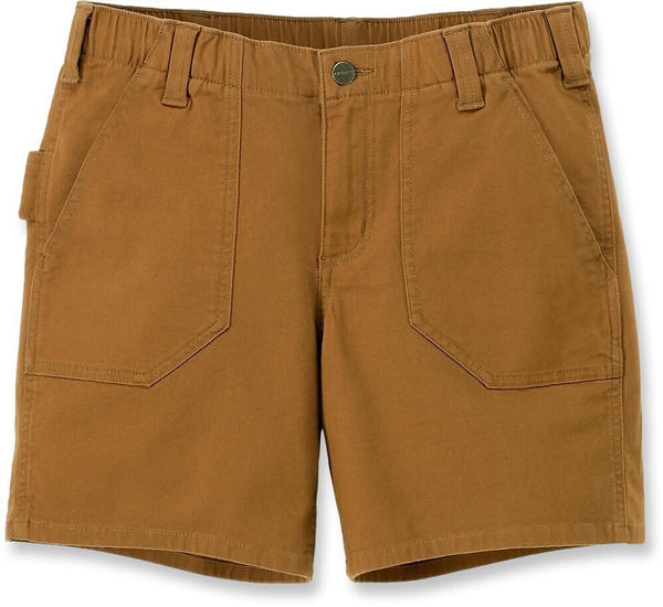 Snickers Damen Shorts Relaxed Fit Canvas Work Short Carhartt® Brown