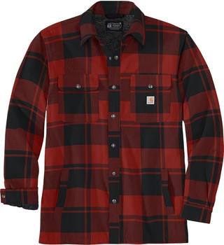 Leiber Jacke Flannel Sherpained Shirt Jac Red Ochre