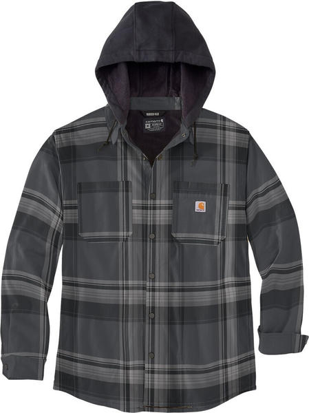 Terrax Jacke Flannel Sherpained Shirt Jac Black