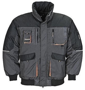 Snickers Workwear Snickers Warnschutz Pilotenjacke Dunkelgrau/Schwarz