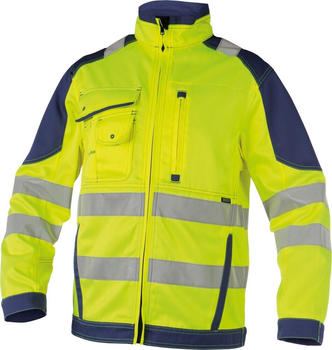Snickers Warnschutz Arbeitsjacke Orlando PESCO74 Neongelb/Dunkelblau