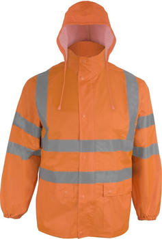 Snickers Warnschutz Regenjacke Orange