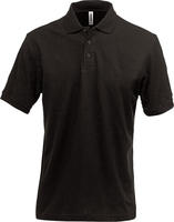 Poloshirt 100222-940 Gr. M schwarz, 100% Baumwolle ca. 230 g/m2