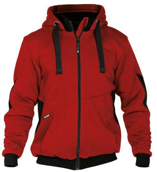 Dassy Sweatshirt-Jacke Pulse COPES80 Rot/Schwarz