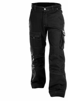 Dassy Canvas Hose mit Kniepolstertaschen Jackson COPES60 Schwarz