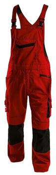Dassy Latzhose mit Kniepolstertaschen Voltic PESCO63 Rot/Schwarz