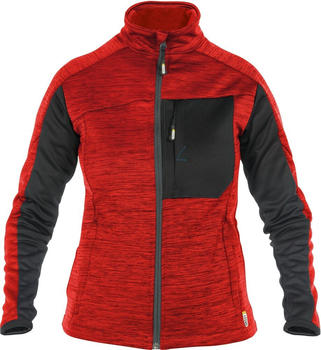 Dassy Midlayer-Jacke für Damen Convex Women PES38 Rot/Schwarz