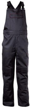 Dassy Flammhemmende Latzhose mit Kniepolstertaschen Dakota CO73 Schwarz