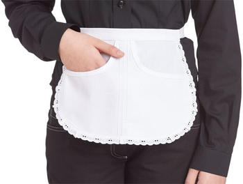 4Protect Damen Servierschürze 02/61/01 Weiß