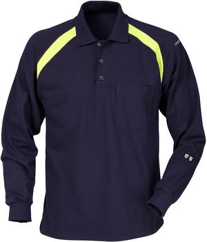 Fristads Longsleeve Flamestat Poloshirt Langarm 784 PFLA Marineblau