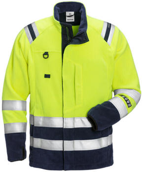 Fristads Flamestat High Vis Fleecejacke Kl. 3 4063 ATF Warnschutz-Gelb/Marine