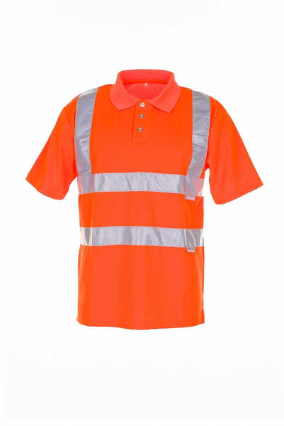 Planam Warnschutz Poloshirt uni orange