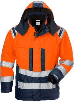 Fristads High Vis Airtech® Winterjacke Damen Kl. 3 4037 GTT Warnschutz-Orange/Marine