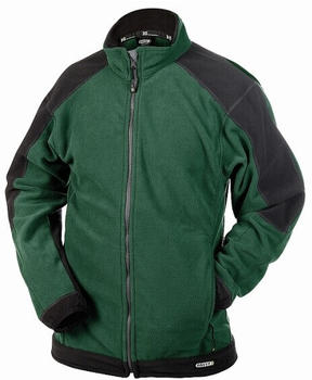 Dassy Fleecejacke Kazan PES16 Flaschengr&uuml;n/Schwarz