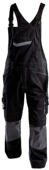 Dassy Latzhose mit Kniepolstertaschen Voltic PESCO63 Schwarz/Anthrazitgrau