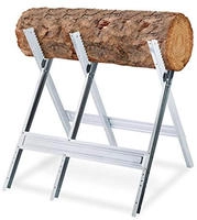 Relaxdays S&auml;gebock, Holzs&auml;gearbeiten, Klappbar, S&auml;gegestell F&uuml;r Kettens&auml;gen,