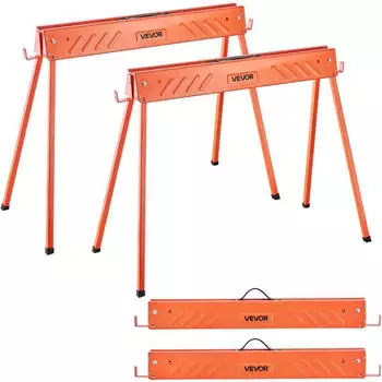 VEVOR Klappbock 2er-Pack 300kg mit rutschfesten Fu&szlig;polstern (SL-T014)