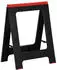 vidaXL Arbeitsböcke klappbar 2 Stk. Polypropylen 350kg schwarz/rot (152104)