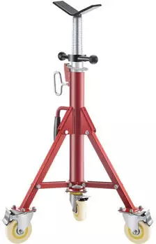 VEVOR Rohrst&uuml;tze Modell 1107A V-Kopf, 71&ndash;131cm, 400kg, mit Rollen (1107A)