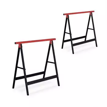 Relaxdays Arbeitsbock klappbar 100kg, 78cm, 2er-Set