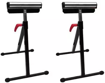 vidaXL Rollenbock verstellbar, 67-101cm, 2er-Set (140162)