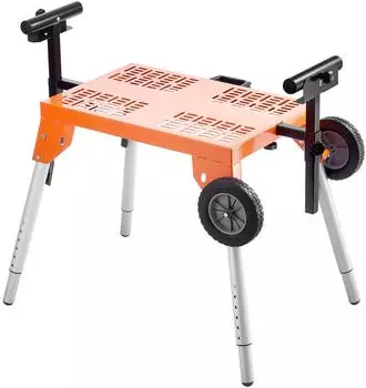 VEVOR Gehrungss&auml;genst&auml;nder mit Tischplatte, klappbar, Stahl, 150kg Tragkraft