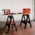 Westfalia Allzweckbock 2er-Set, Kunststoff, klappbar, 300kg, grau