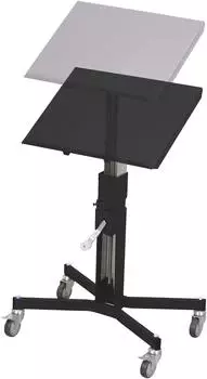 VARIOfit Materialständer höhenverstellbar 510x410mm anthrazit mit Handkurbel (sw-405.012/AG)